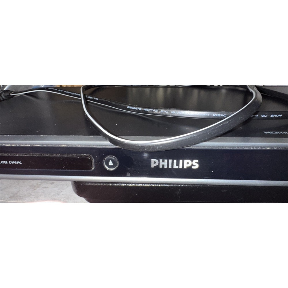 Philips DVP5992/37 DVD Player - FOR PARTS / REPAIR - Powers On, Tray Opens